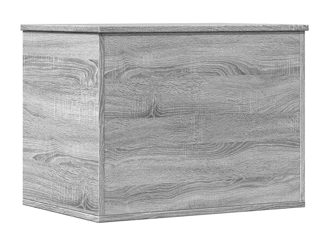 Boîte de rangement sonoma gris 60x42x46 cm bois d'ingénierie