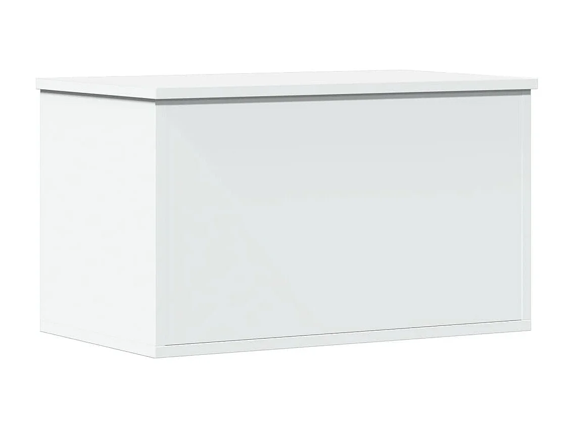 Boîte de rangement blanc 60x35x35 cm bois d'ingénierie