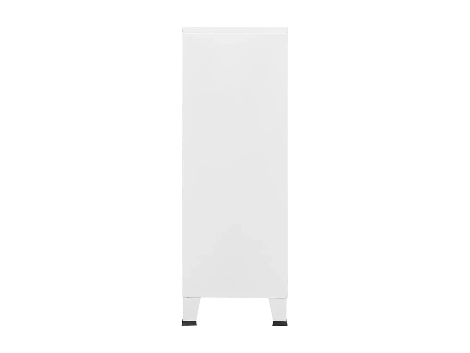 Contenitore industriale Bianco 75x40x115 cm Metallo