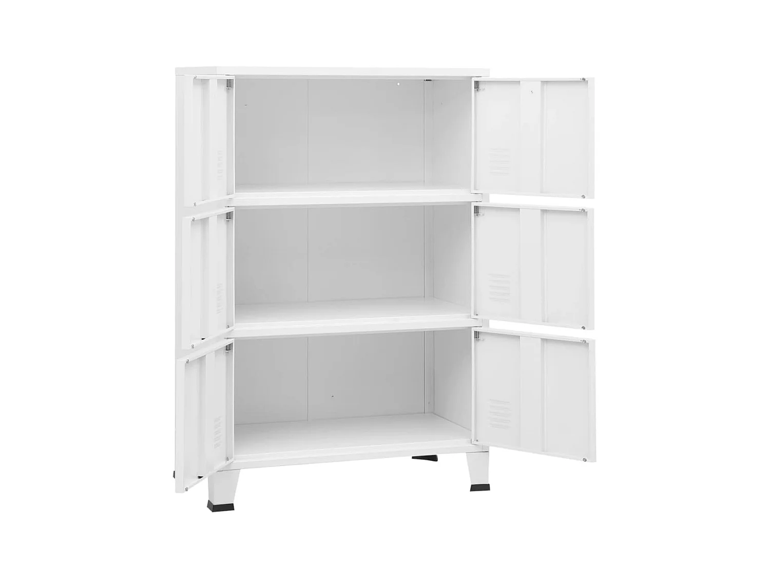 Contenitore industriale Bianco 75x40x115 cm Metallo