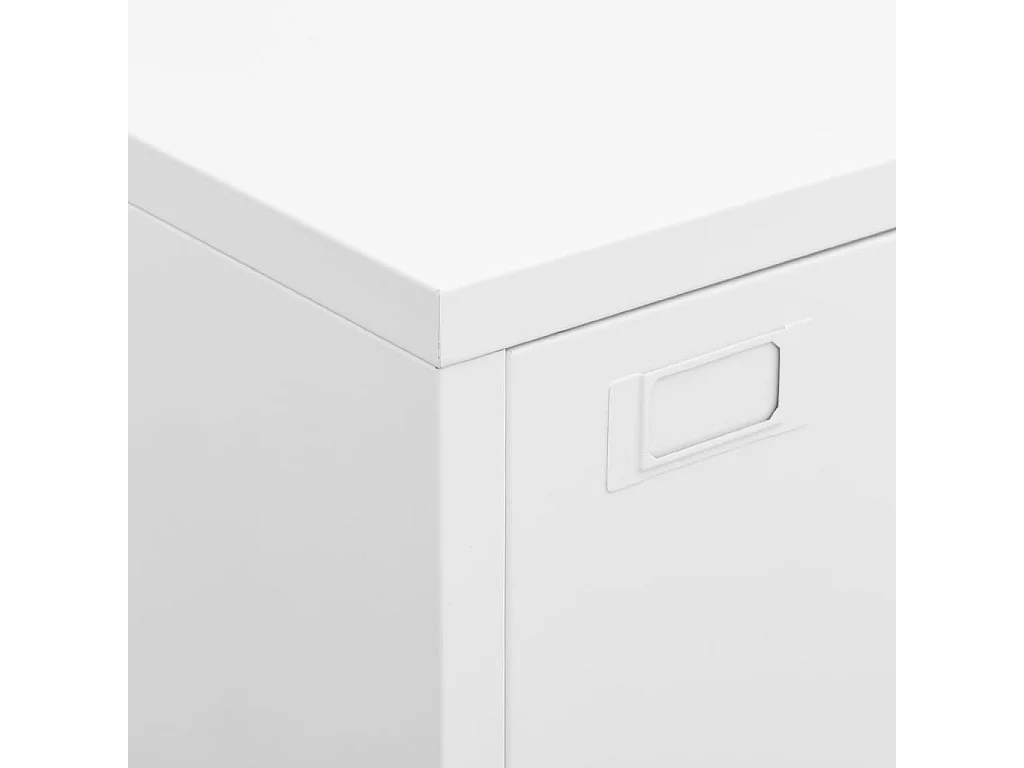 Contenitore industriale Bianco 75x40x115 cm Metallo