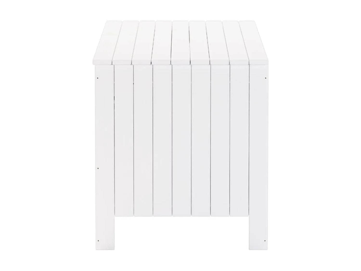 Boîte de rangement avec couvercle RANA blanc bois massif de pin