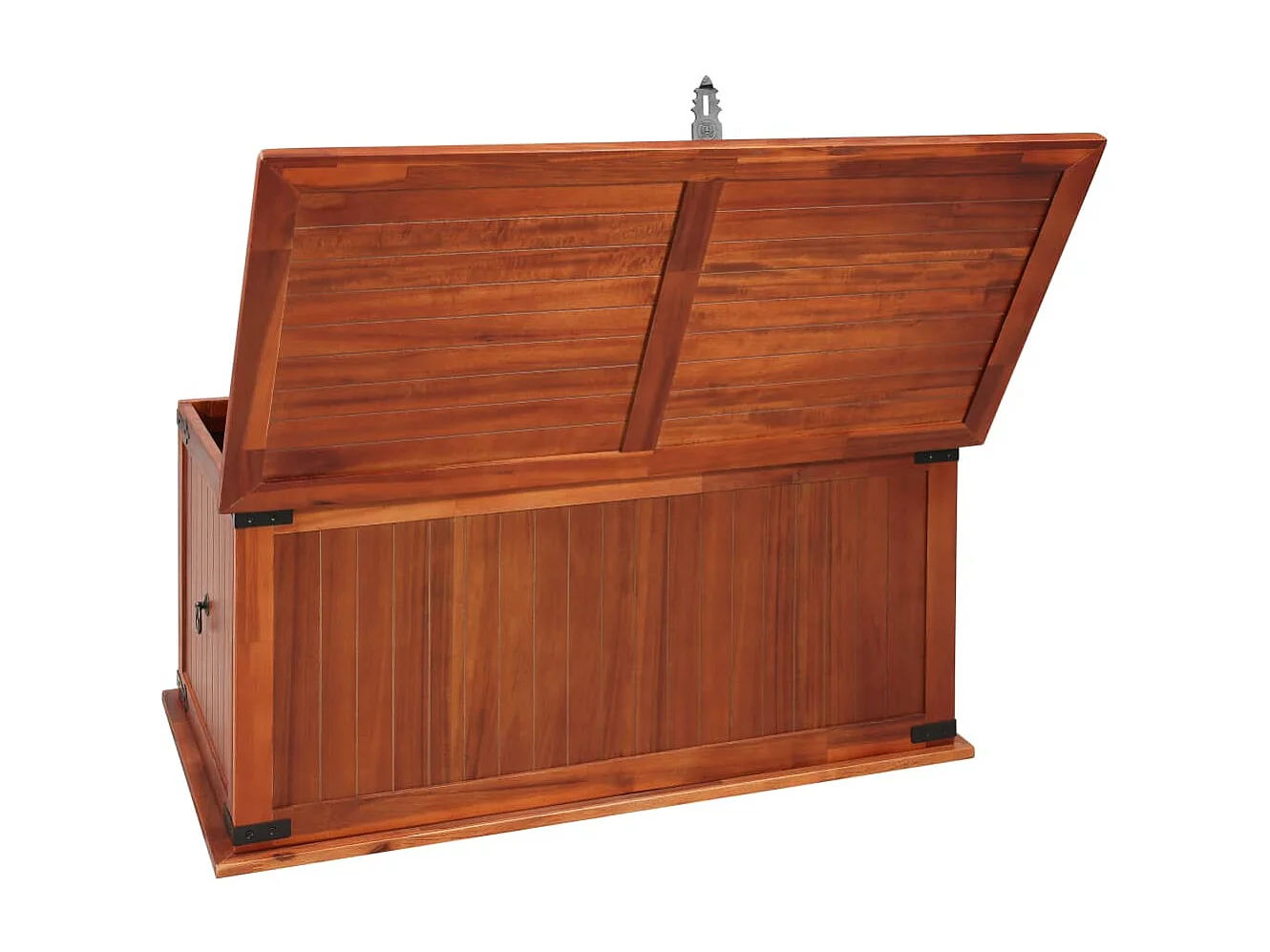 Cassapanca 79x34x32 cm Legno massello di acacia