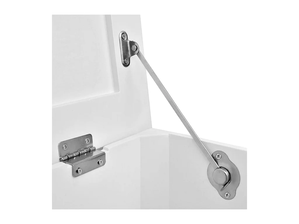 Ensemble de deux coffres de rangement Blanc