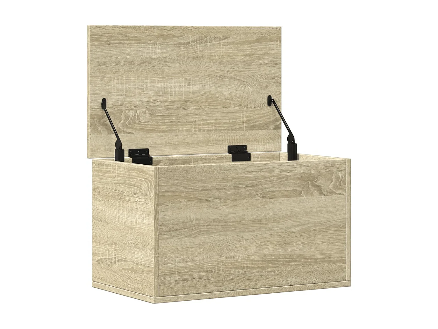 Boîte de rangement chêne sonoma 60x35x35 cm bois d'ingénierie