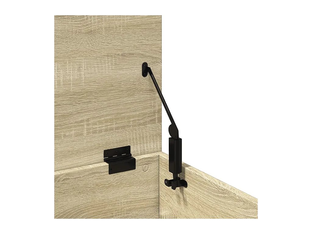 Boîte de rangement chêne sonoma 60x35x35 cm bois d'ingénierie