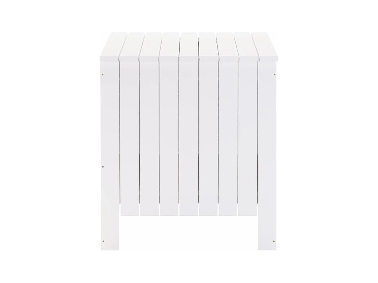 Boîte de rangement avec couvercle RANA blanc bois massif de pin