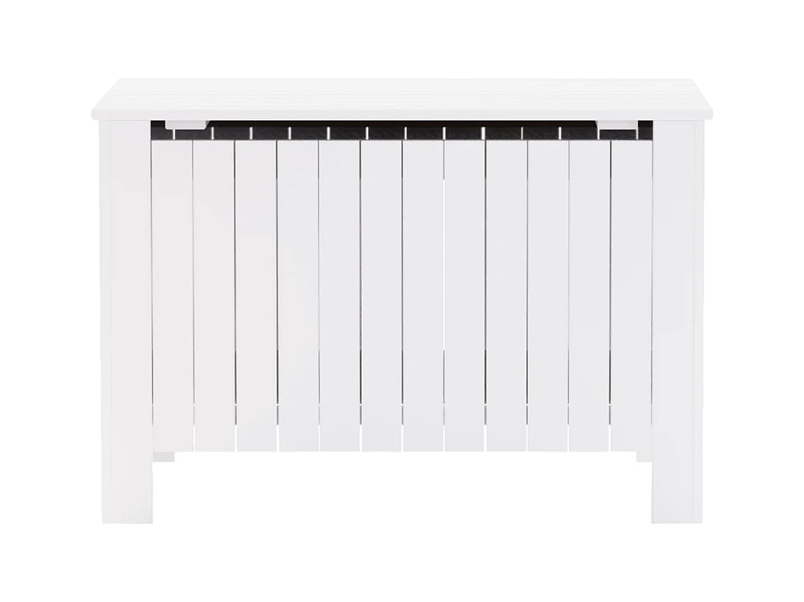 Boîte de rangement avec couvercle RANA blanc bois massif de pin