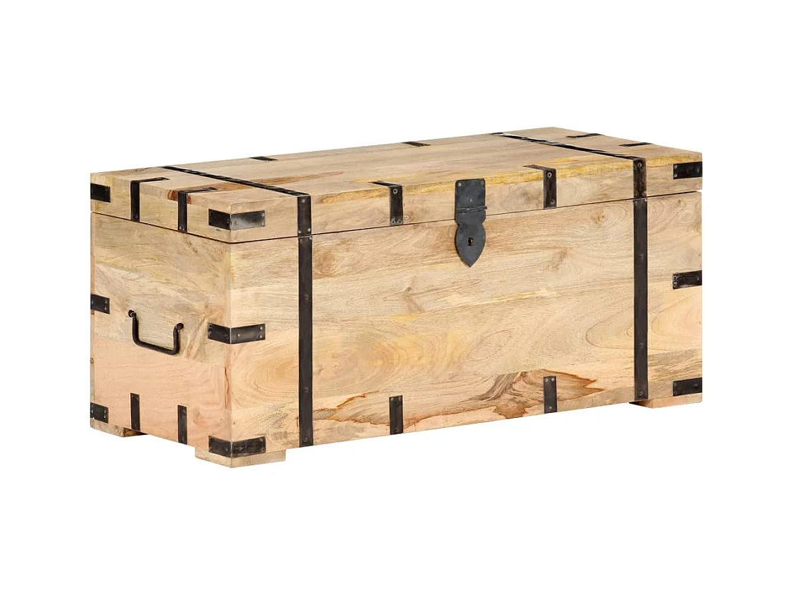 Ladekast 90x40x40 cm Massief mangohout