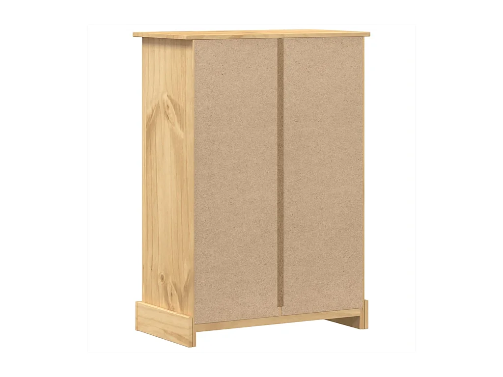 Cómoda Corona 80x43x114 cm madera maciza de pino