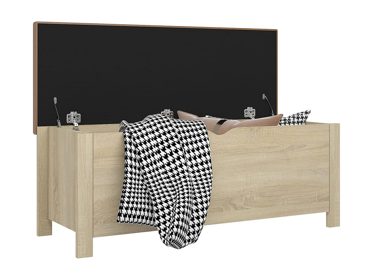 Contenitore per cuscini Rovere Sonoma 105x40x45 cm Truciolare