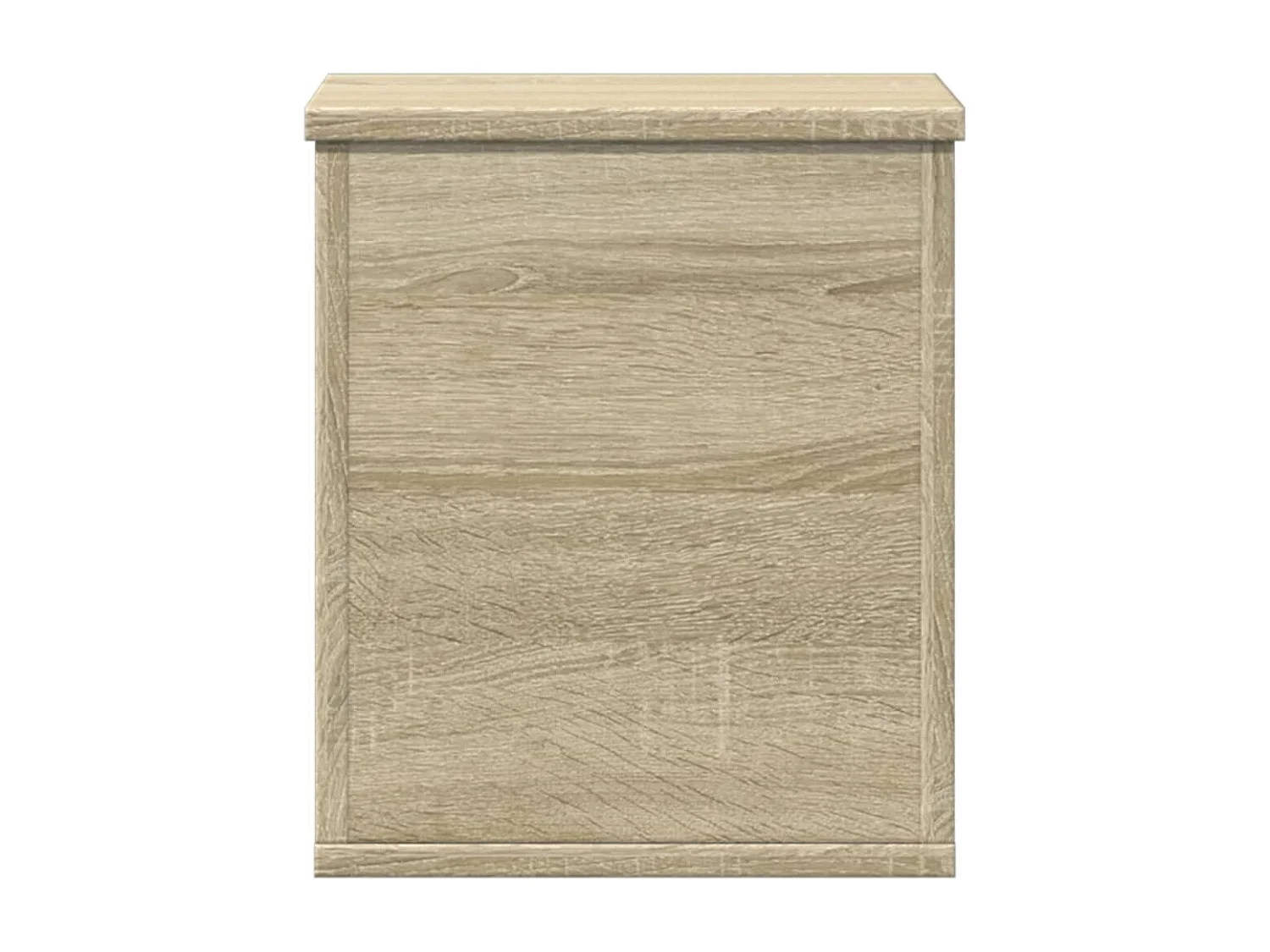 Boîte de rangement chêne sonoma 30x35x35 cm bois d'ingénierie