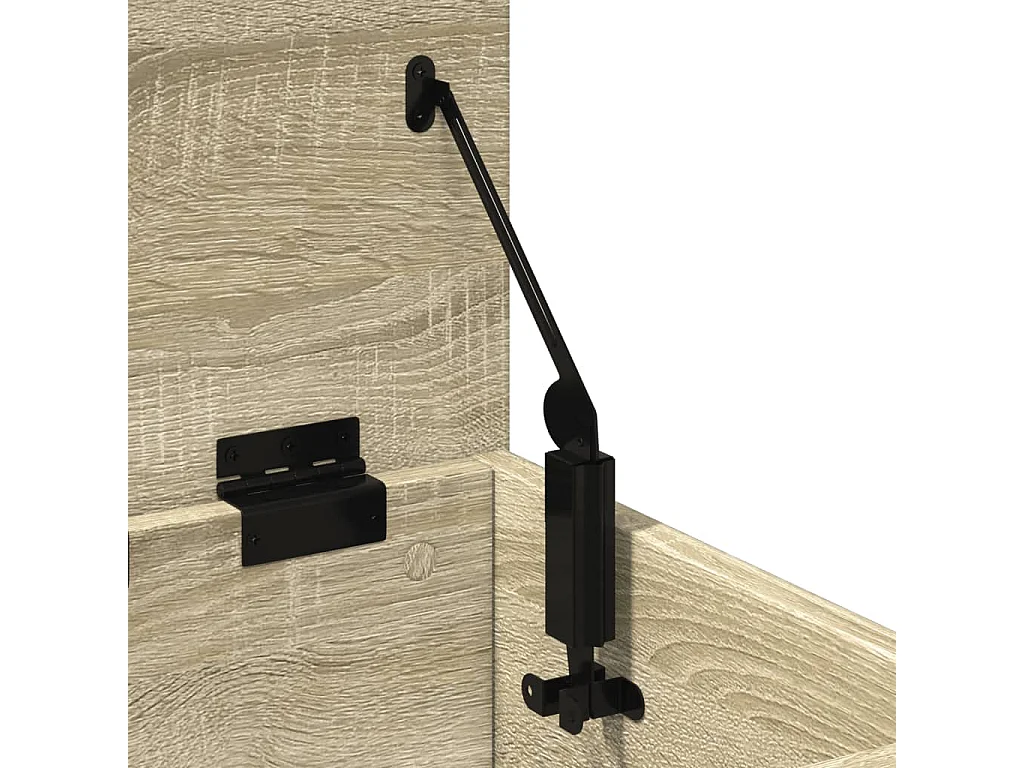 Boîte de rangement chêne sonoma 30x35x35 cm bois d'ingénierie