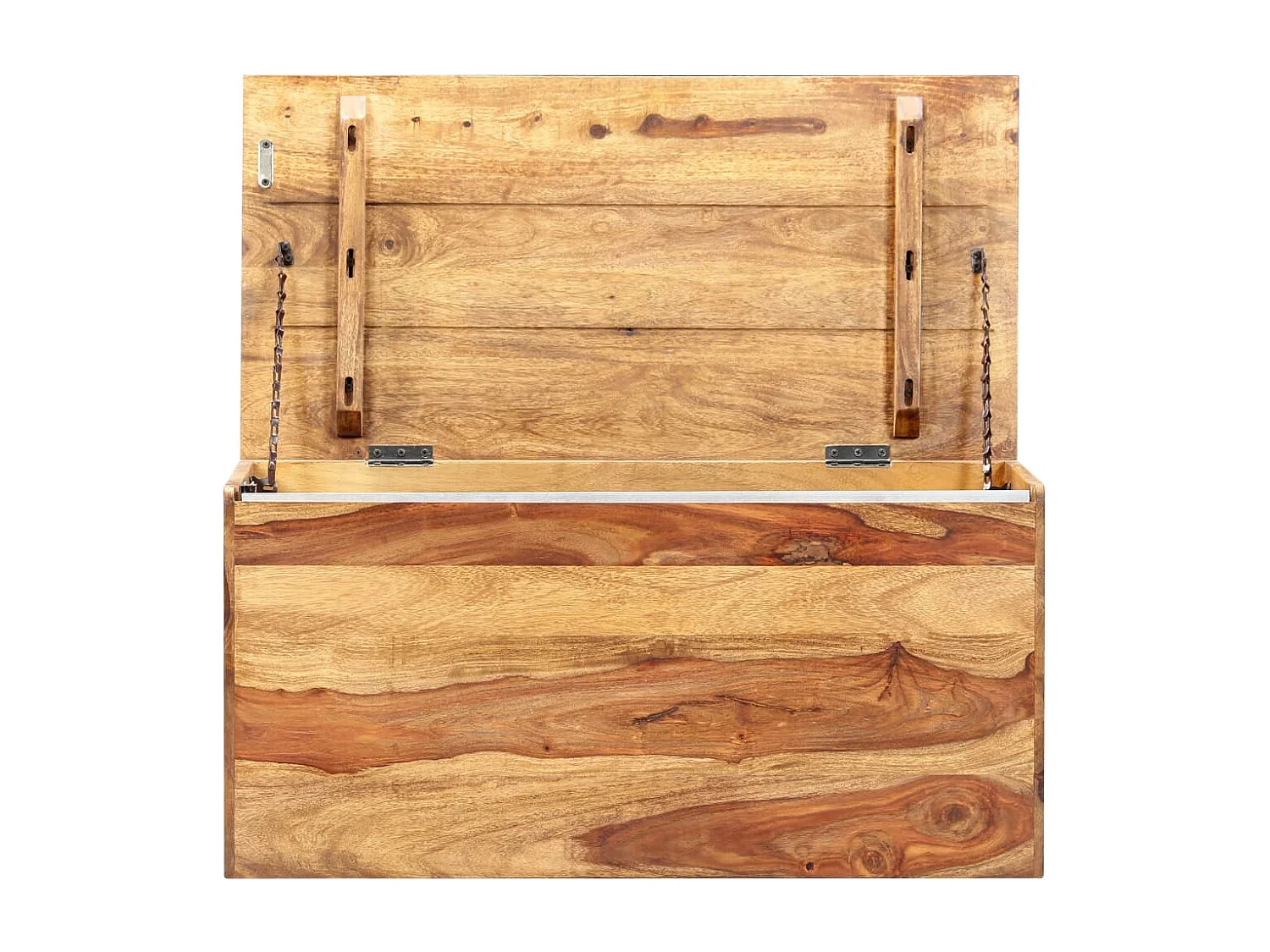 Arca de arrumação 80 x 40 x 40 cm Madeira de sheesham maciça