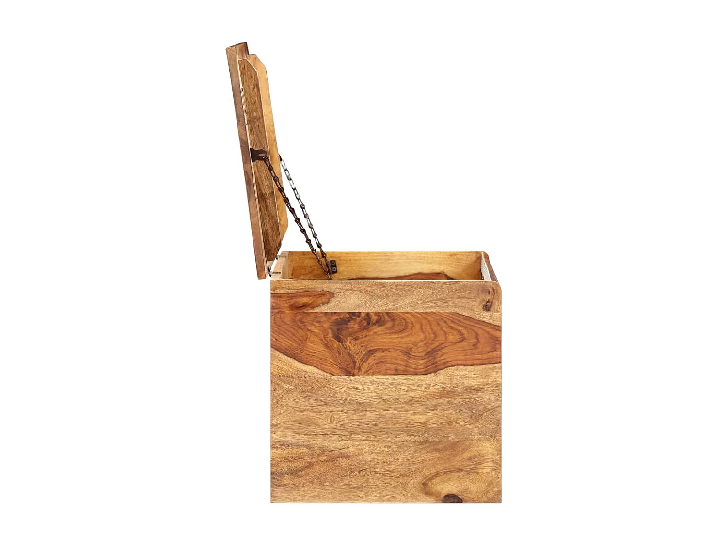 Arca de arrumação 80 x 40 x 40 cm Madeira de sheesham maciça