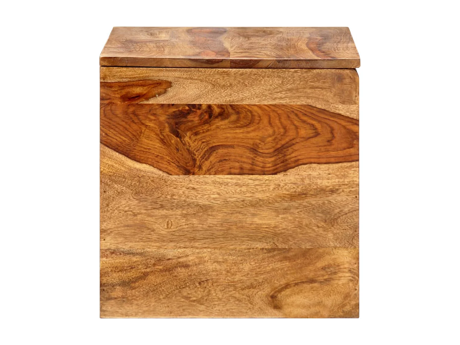 Arca de arrumação 80 x 40 x 40 cm Madeira de sheesham maciça