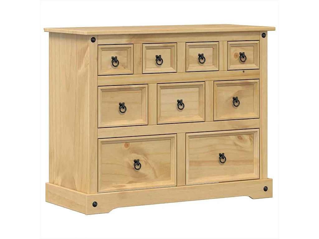Commode Corona 103x46x83 cm bois massif de pin