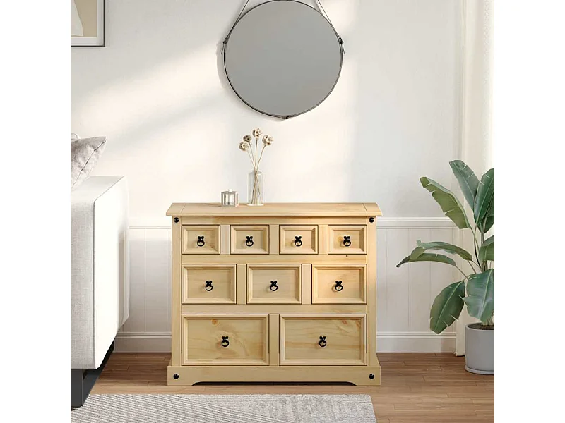 Corona Kommode 103x46x83 cm massives Kiefernholz