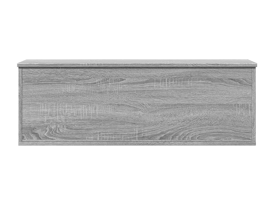 Boîte de rangement sonoma gris 102x35x35 cm bois d'ingénierie