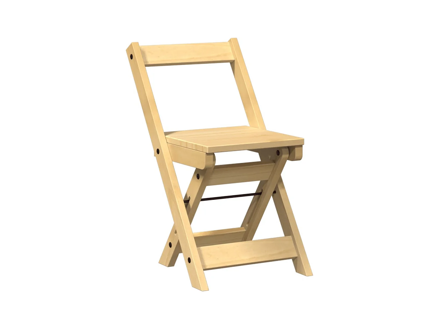 Chaises à manger pliables lot de 4 Corona bois massif de pin
