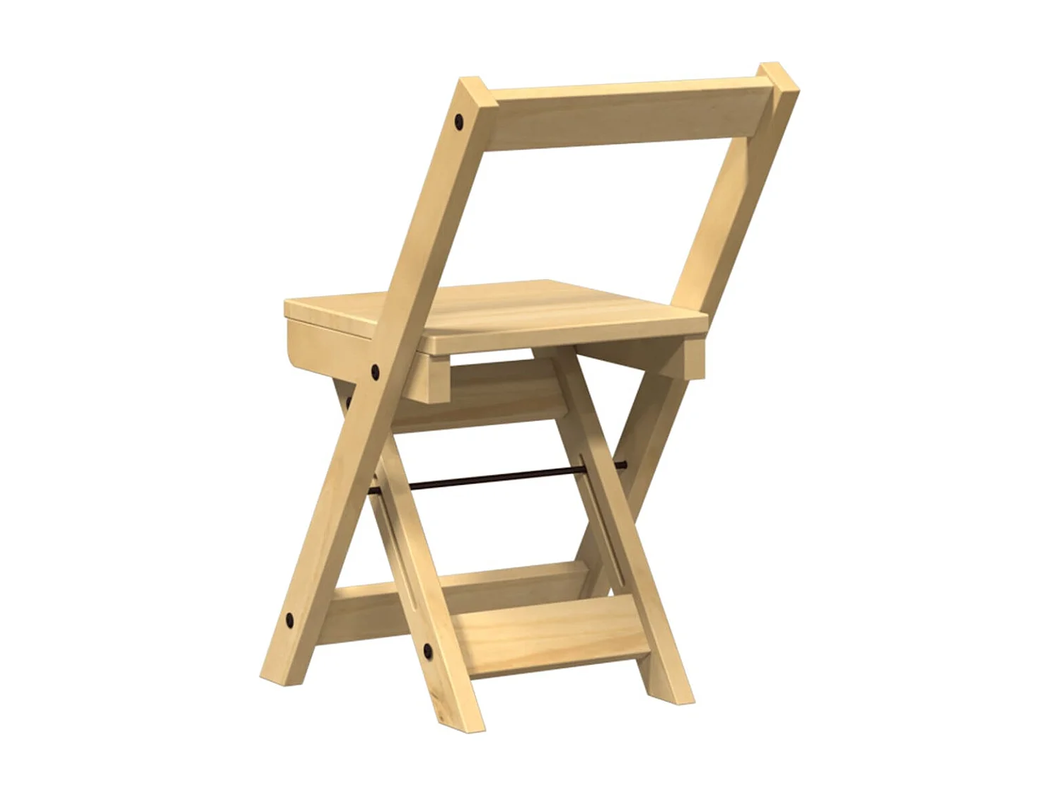 Chaises à manger pliables lot de 4 Corona bois massif de pin