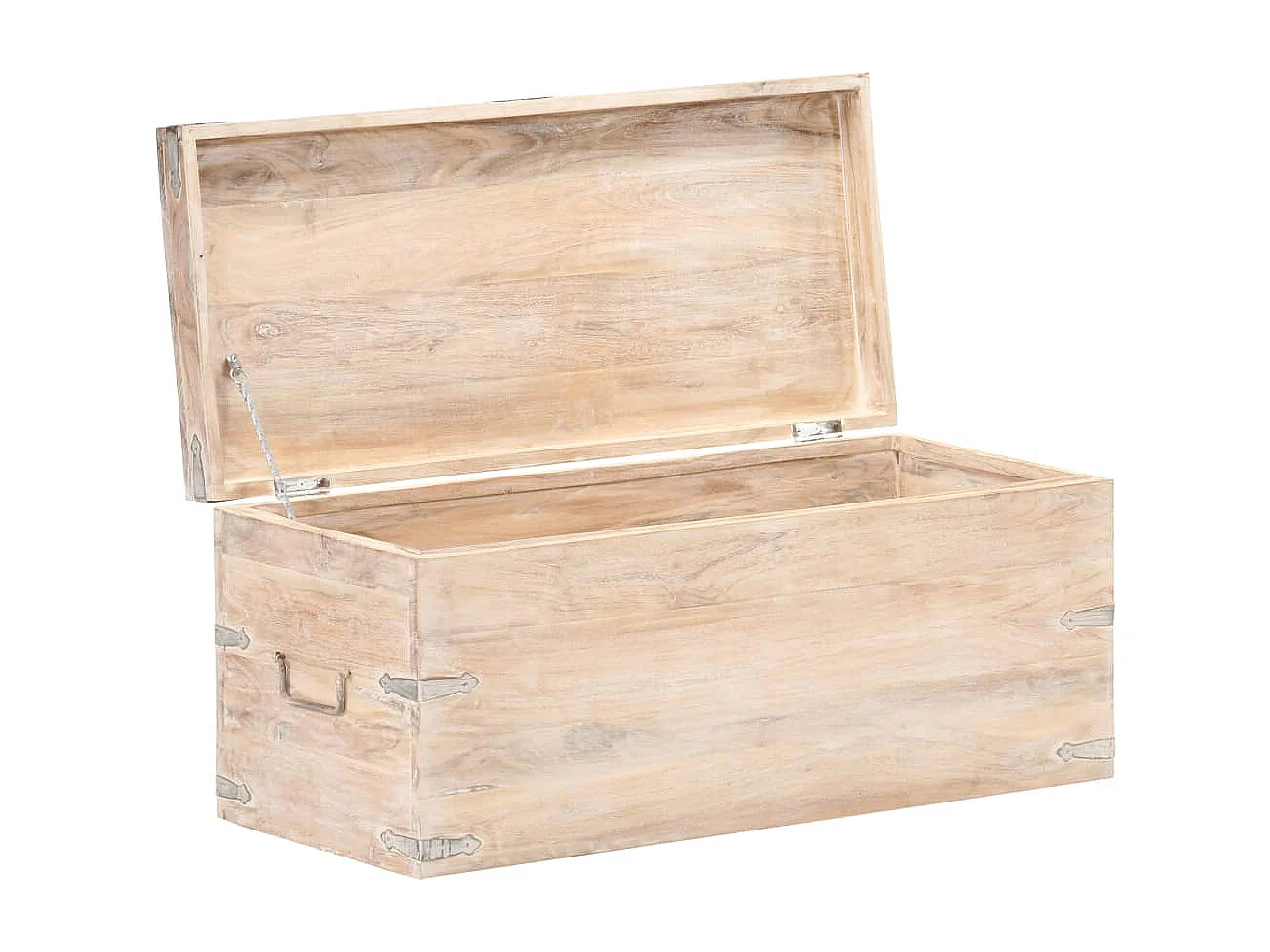 Cassapanca 90x40x40 cm Legno massello di acacia