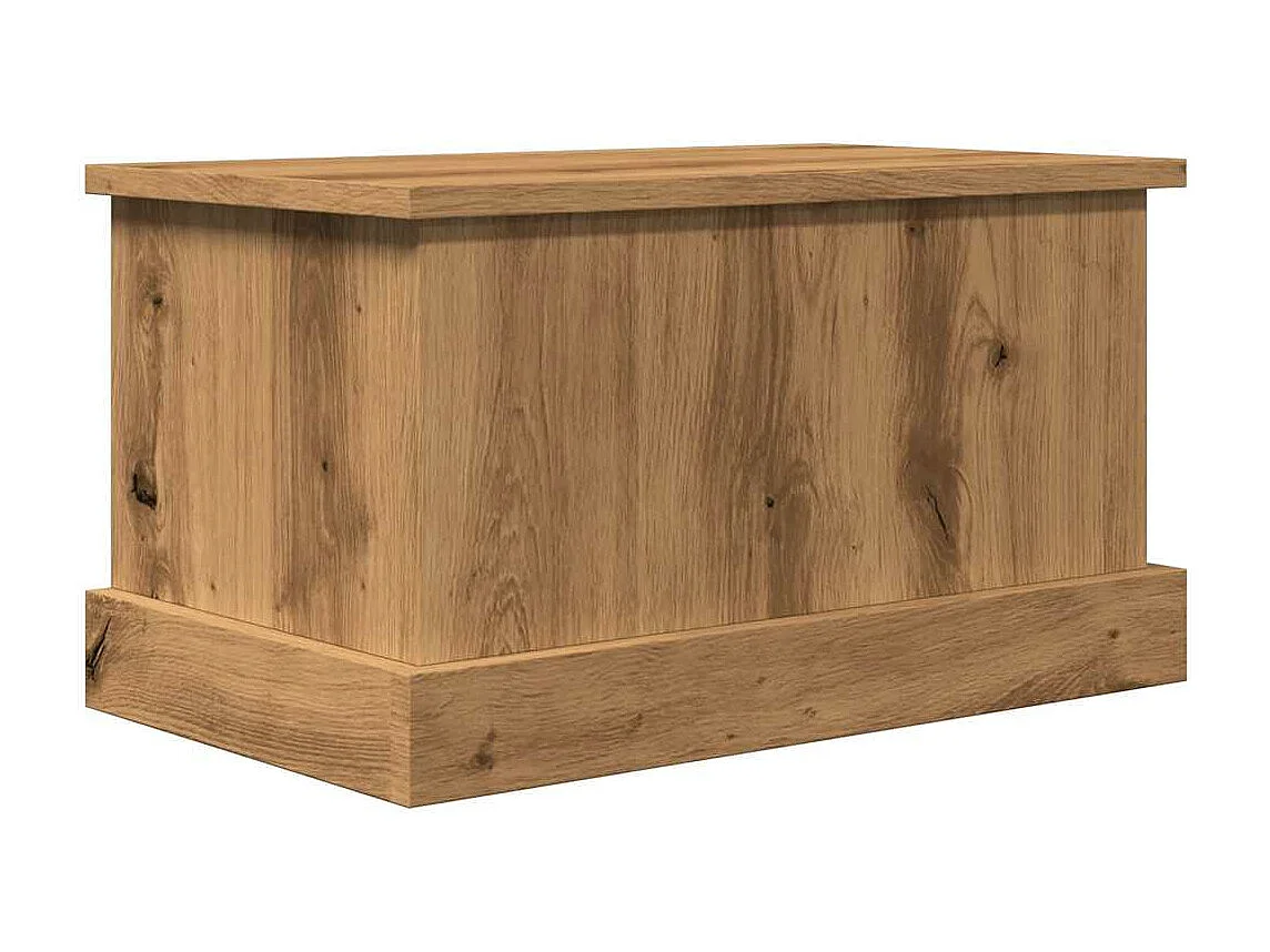 Handgemaakte eiken opbergdozen van 30x50x28 cm van samengesteld hout