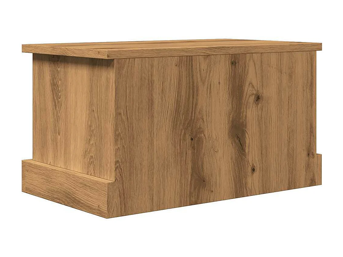 Handgemaakte eiken opbergdozen van 30x50x28 cm van samengesteld hout