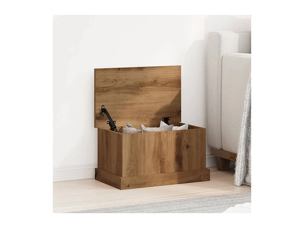 Scatole portaoggetti artigianali in rovere 30x50x28 cm in MDF