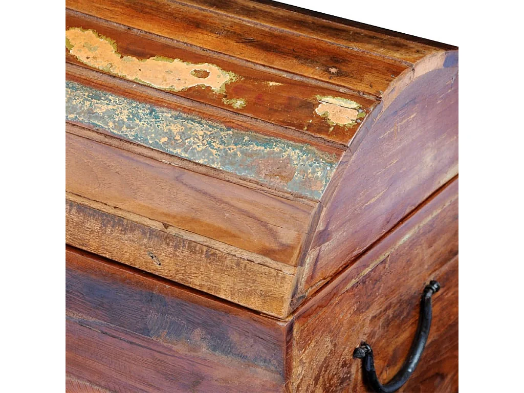 Cassapanca in legno massello di recupero