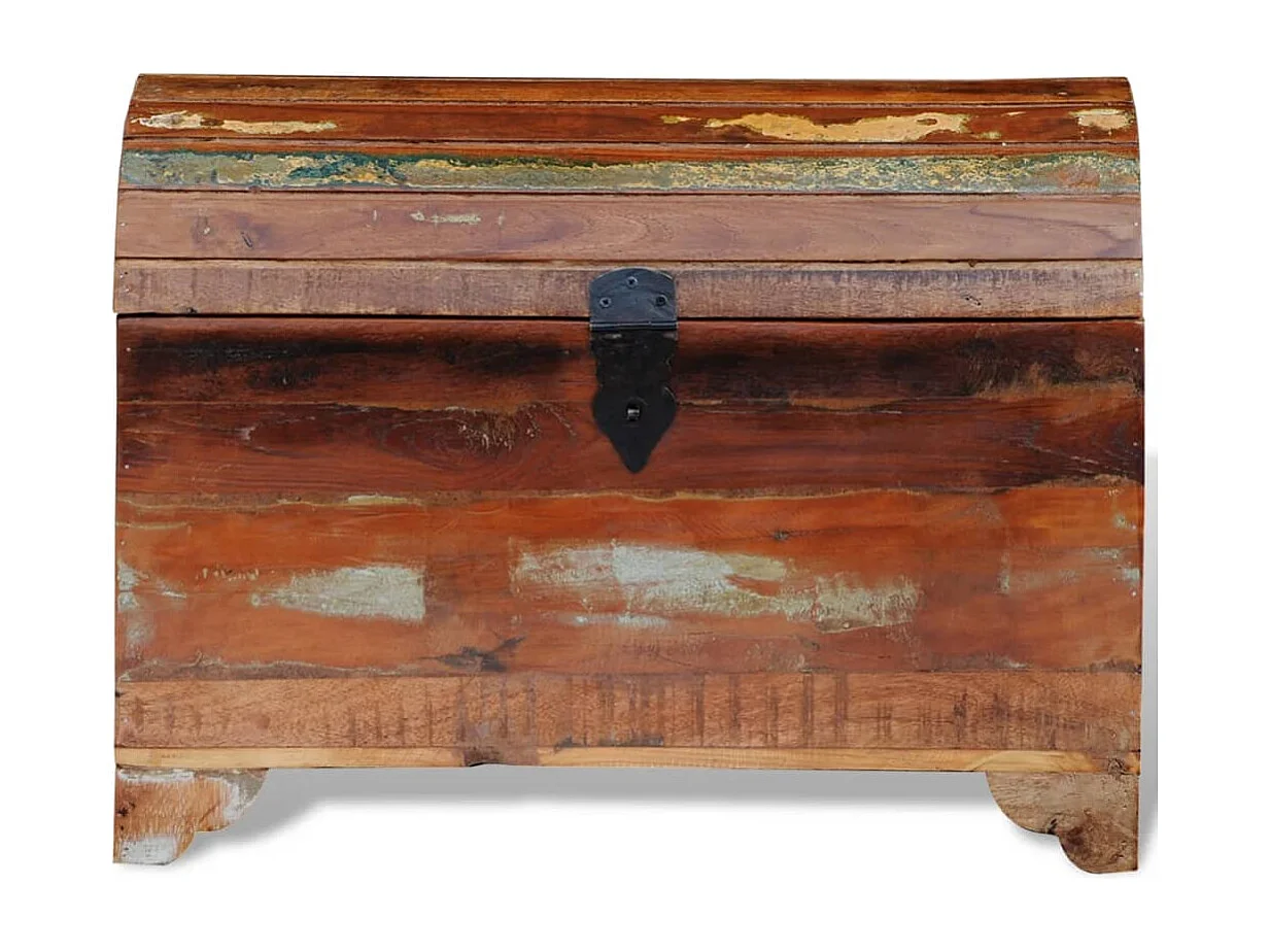 Coffre de rangement Bois de récupération massif