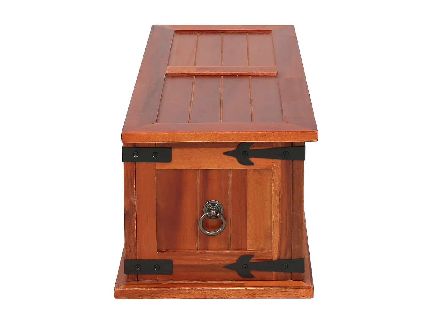 Coffre de rangement 60x25x22 cm Bois d'acacia solide