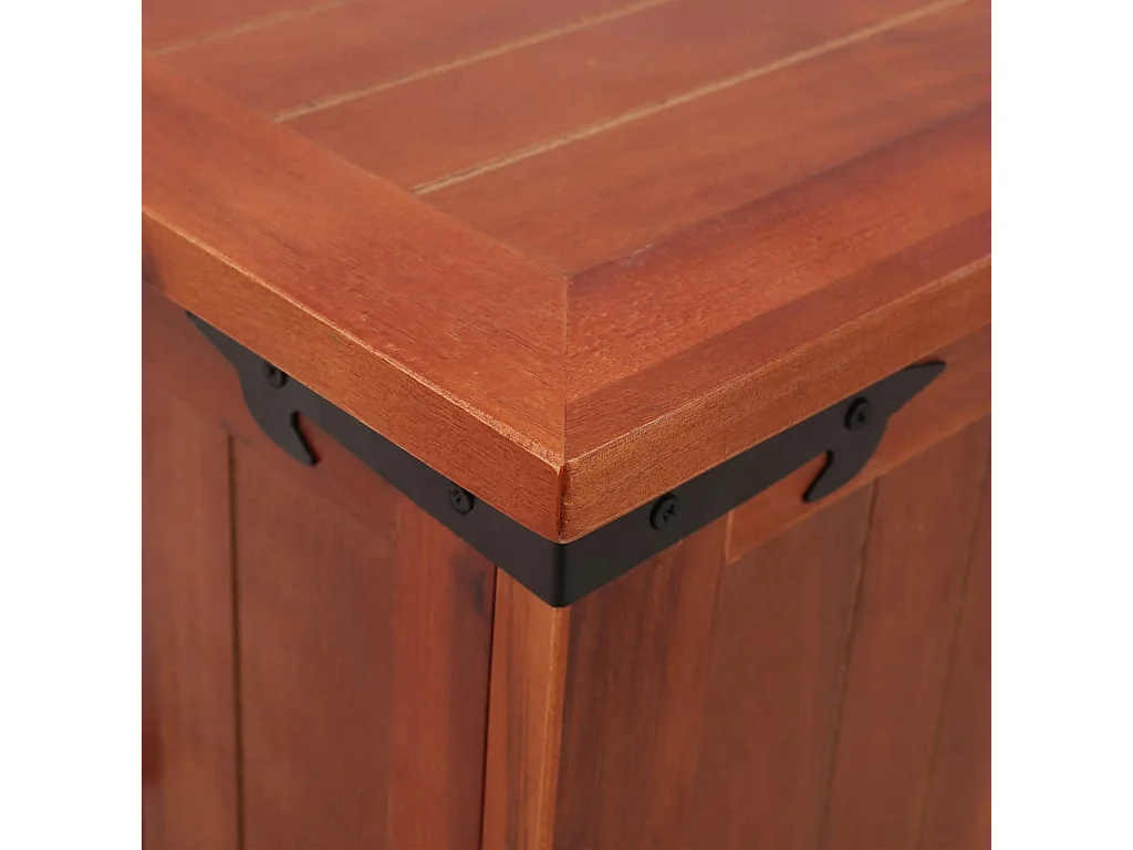 Coffre de rangement 60x25x22 cm Bois d'acacia solide