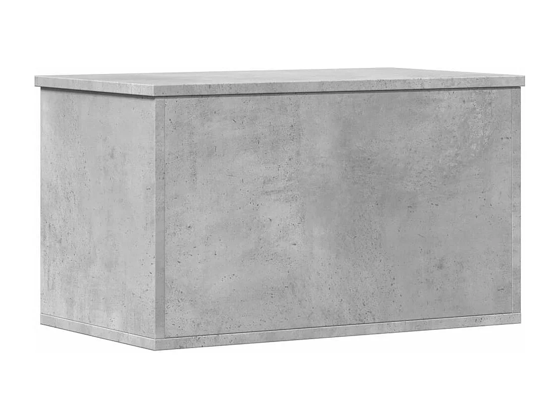 Betongrijze opbergdoos 60x35x35 cm samengesteld hout