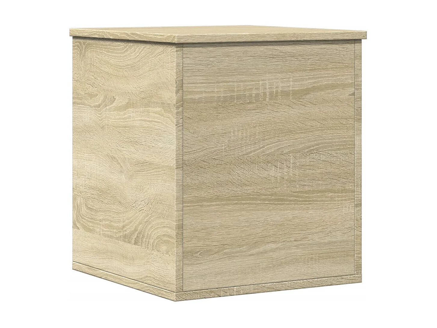 Boîte de rangement chêne sonoma 40x42x46 cm bois d'ingénierie