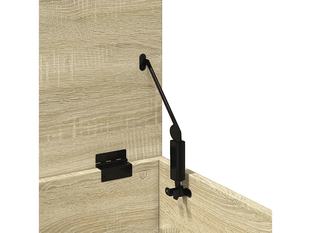 Boîte de rangement chêne sonoma 40x42x46 cm bois d'ingénierie