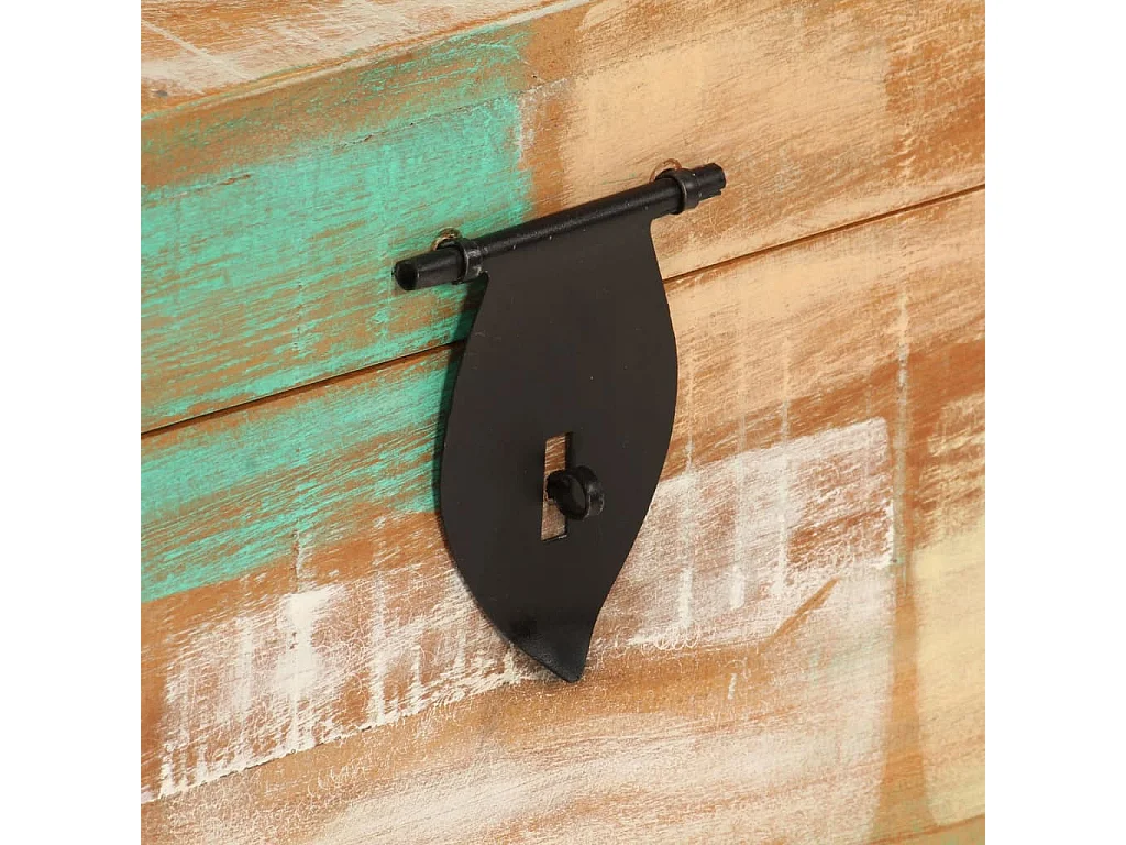 Coffre de rangement Bois de récupération massif