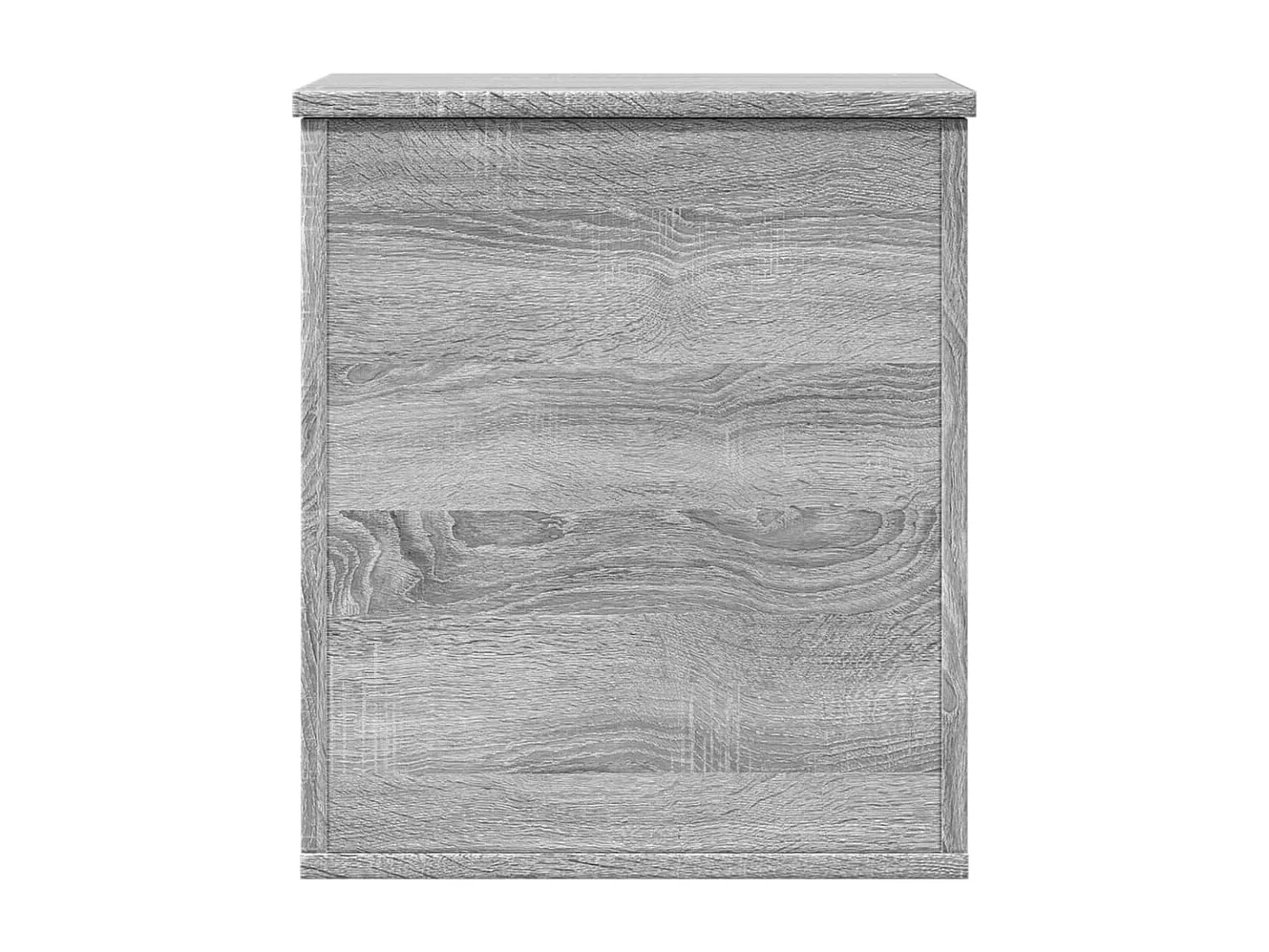 Boîte de rangement sonoma gris 40x42x46 cm bois d'ingénierie