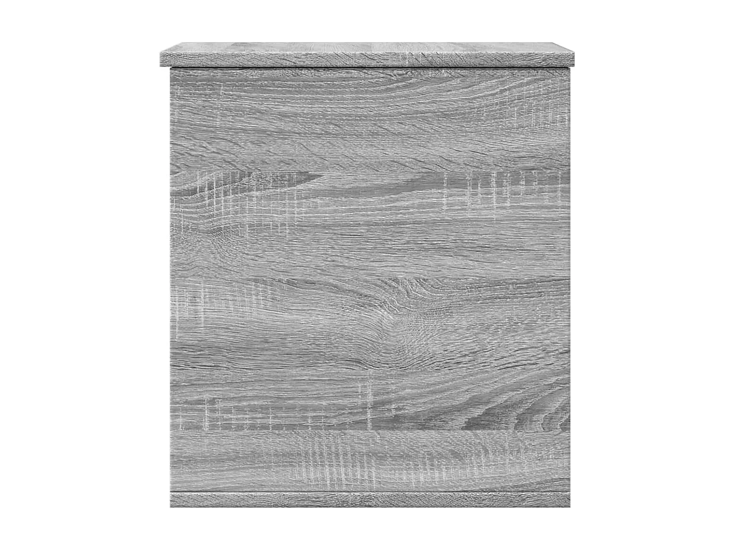 Boîte de rangement sonoma gris 40x42x46 cm bois d'ingénierie