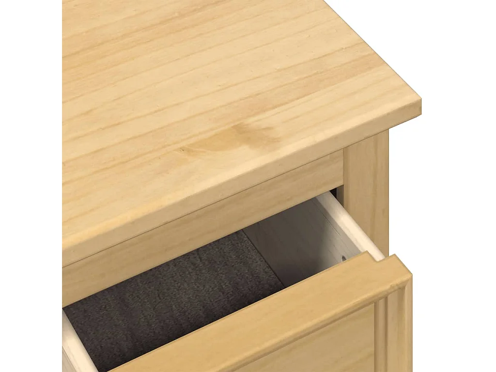 Boîte de rangement Corona 90x78x45 cm bois de pin massif