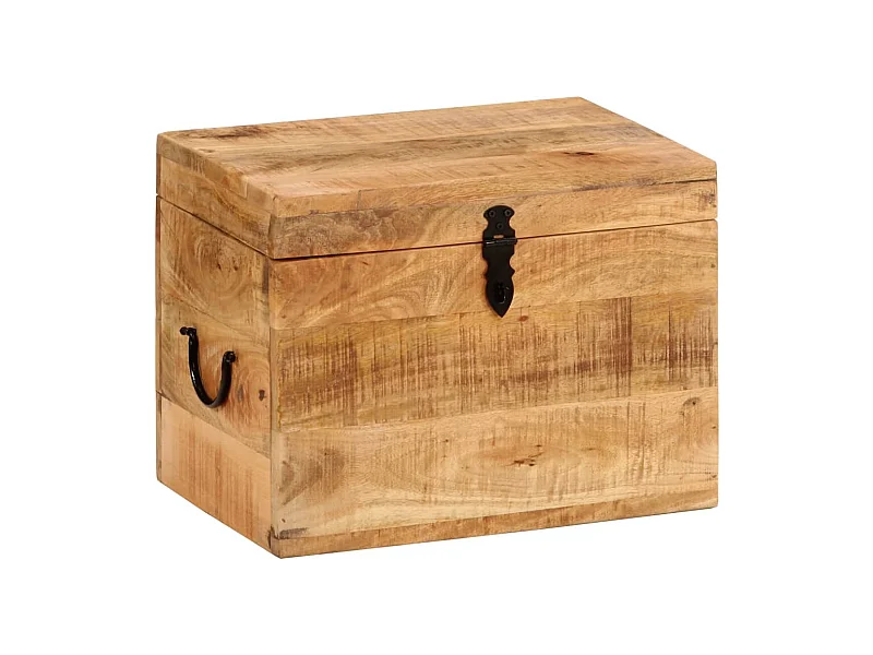 Boîte de rangement 39x28x31 cm Bois massif d'acacia