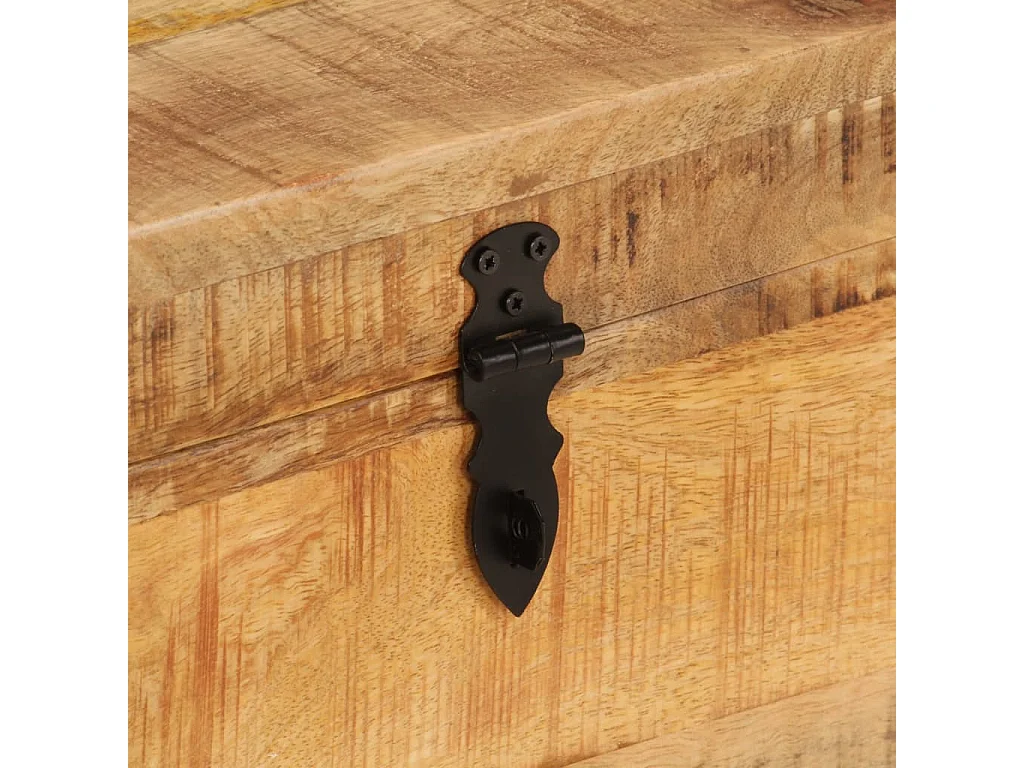 Scatola portaoggetti 39x28x31 cm Legno massello di acacia