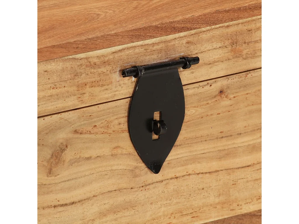 Coffre de rangement Bois d'acacia solide