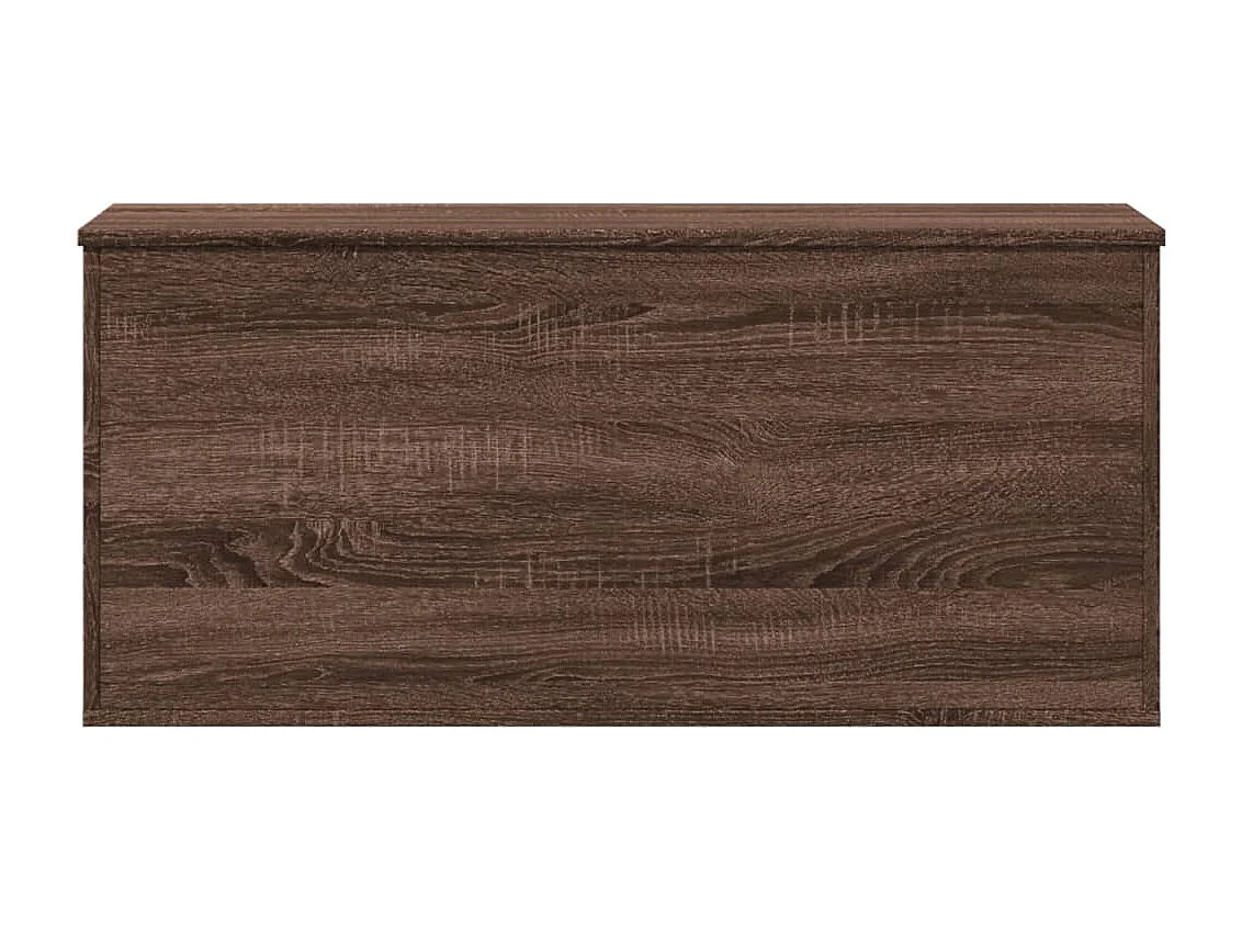 Boîte de rangement chêne marron 100x42x46 cm bois d'ingénierie