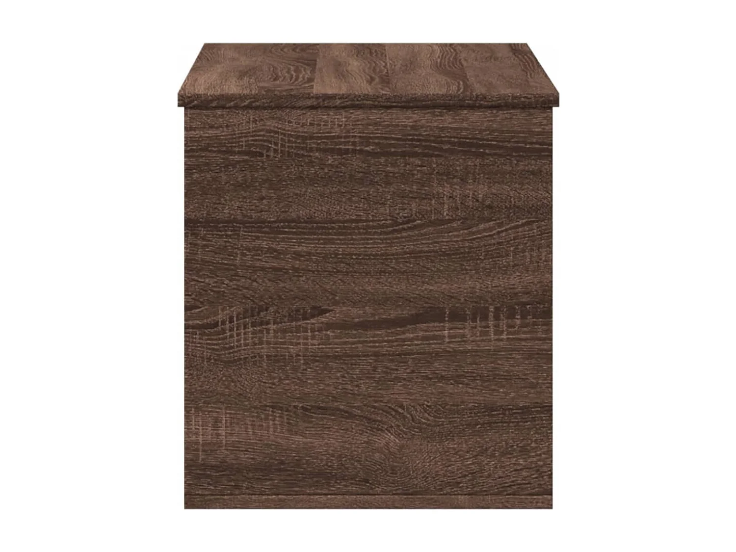Boîte de rangement chêne marron 100x42x46 cm bois d'ingénierie