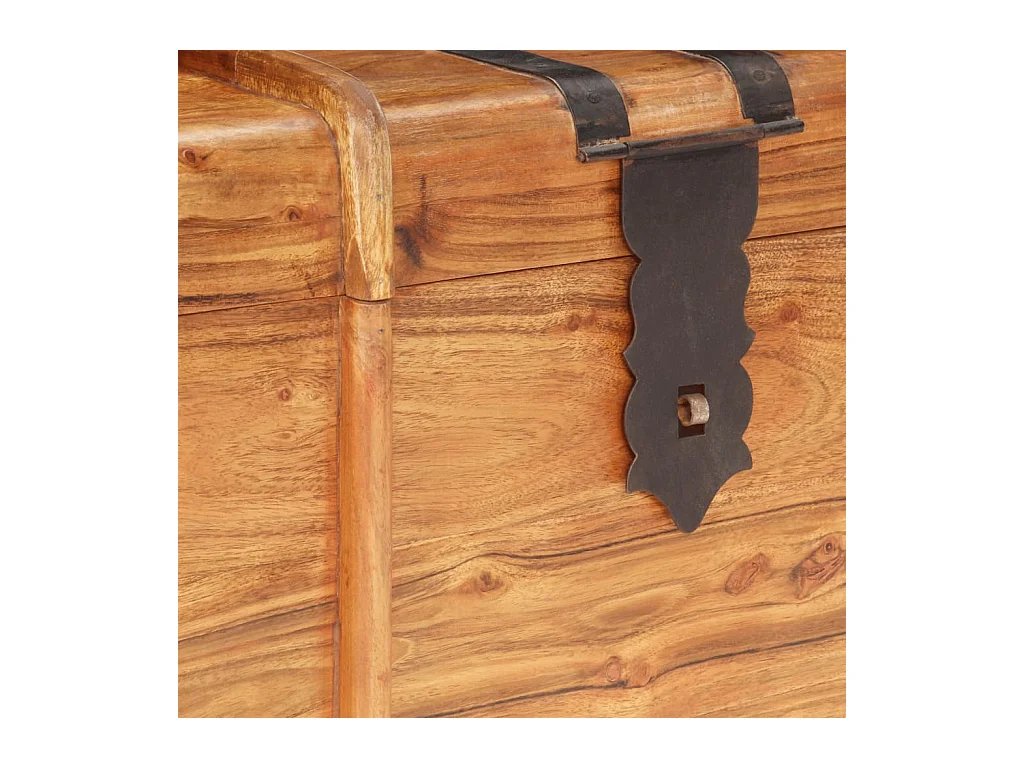 Cassapanca 90x40x40 cm Legno massello di acacia