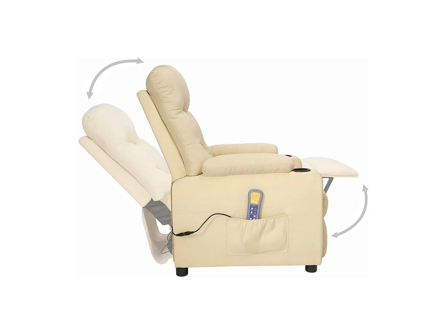 Sillón de masaje Crema Tela