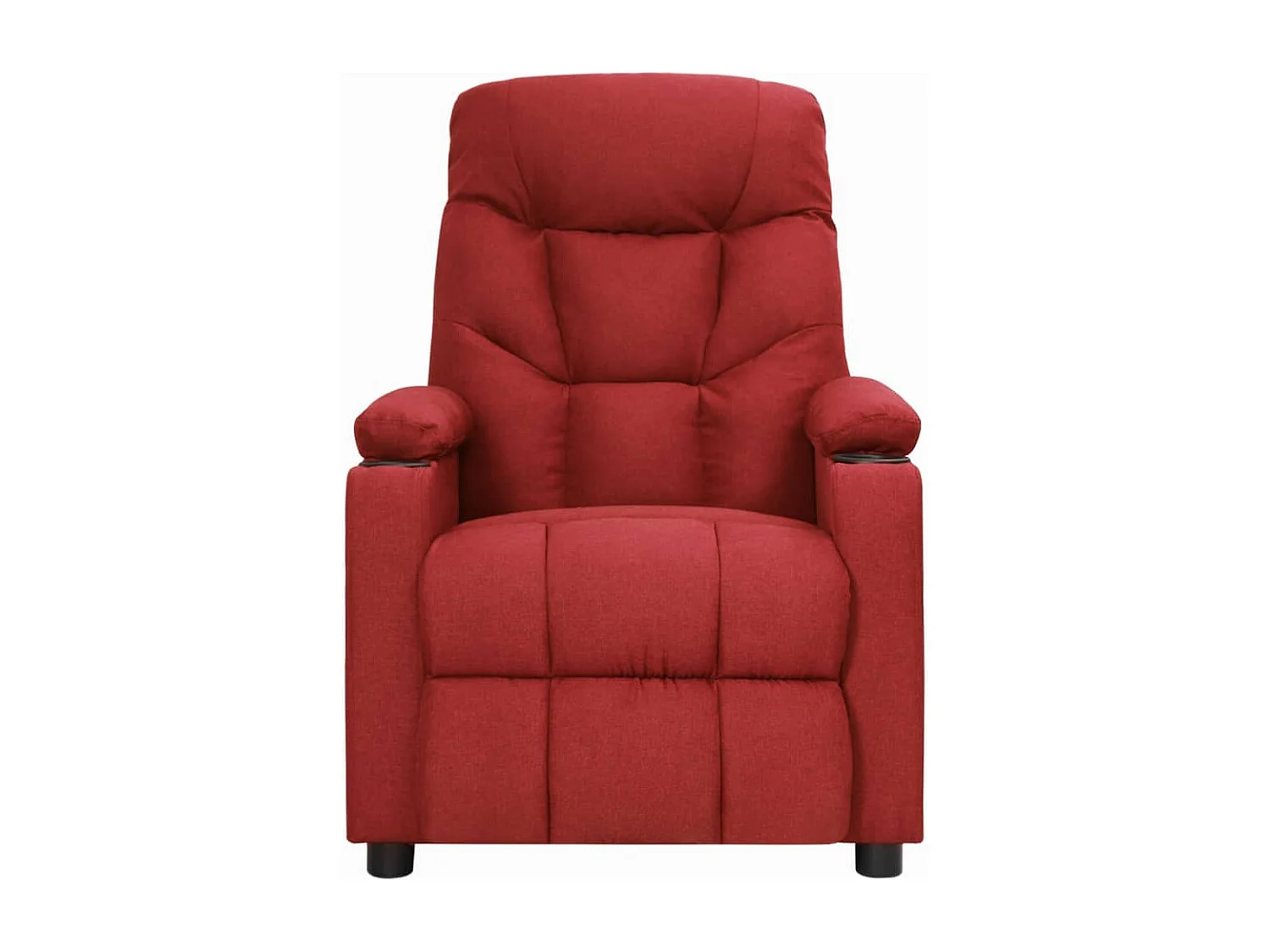 Sillón de masaje Tejido rojo burdeos