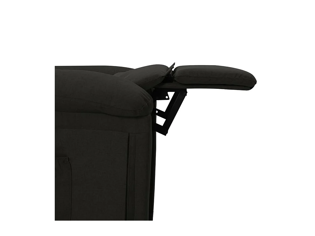 Sillón de masaje eléctrico Tela negra