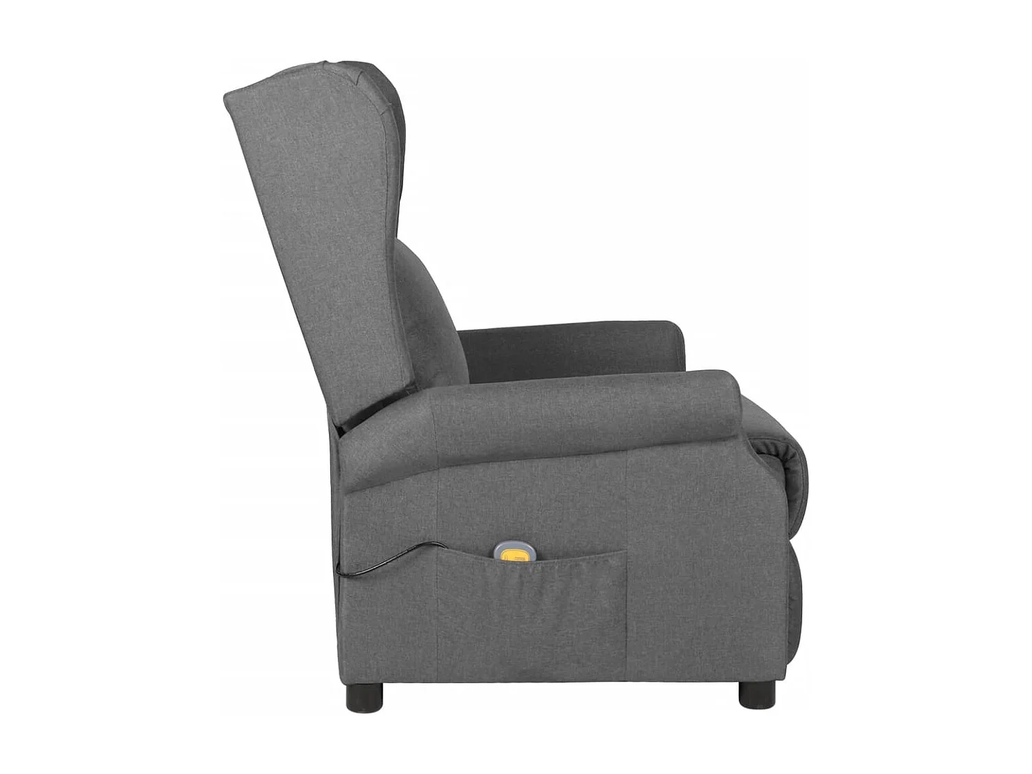Fauteuil de massage Gris clair Tissu